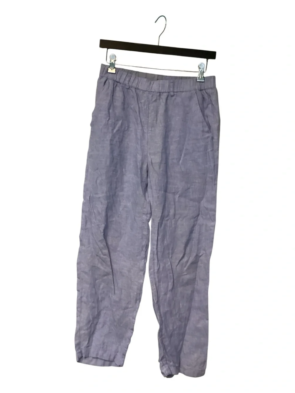 100% European Linen Pants-French Blue